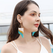 Load image into Gallery viewer, Rice Bead Dangle Earrings