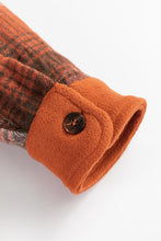 Load image into Gallery viewer, Plaid Button Up Long Sleeve Jacket