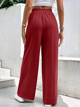 Load image into Gallery viewer, High Waist Wide Leg Pants with Pockets