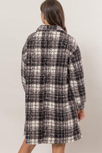 Load image into Gallery viewer, HYFVE Plaid Button Down Longline Shacket