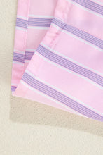 Load image into Gallery viewer, Striped Collared Neck Long Sleeve Shirt