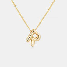 Load image into Gallery viewer, Gold-Plated Letter Pendant Necklace