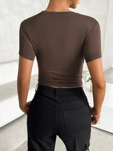 Load image into Gallery viewer, Round Neck Short Sleeve T-Shirt