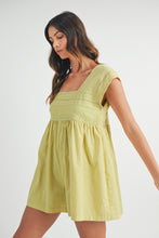Load image into Gallery viewer, MABLE Square Neck Lace Trim Romper
