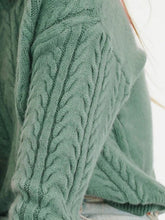 Load image into Gallery viewer, Cable Knit Turtleneck Long Sleeve Sweater