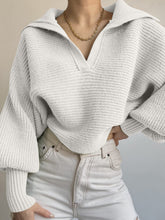 Load image into Gallery viewer, Johnny Collar Long Sleeve Sweater