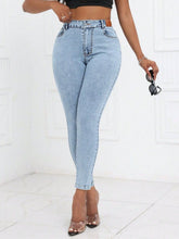 Load image into Gallery viewer, High Waist Skinny Jeans with Pockets