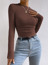 Load image into Gallery viewer, Honey Round Neck Long Sleeve T-Shirt