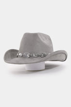 Load image into Gallery viewer, Fame Metal Trim Cowboy Hat