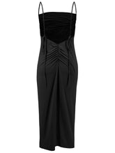 Load image into Gallery viewer, Backless Cowl Neck Sleeveless Cami Dress