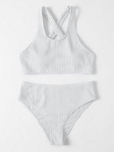 Load image into Gallery viewer, Crisscross Wide Strap Two-Piece Swim Set