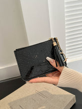 Load image into Gallery viewer, PU Leather Tassel Trim Card Case