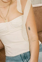 Load image into Gallery viewer, Wide Strap Tie Shoulder Cami