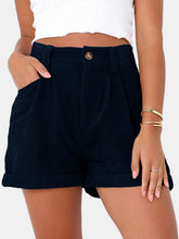 Load image into Gallery viewer, Full Size High Waist Shorts with Pockets