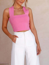 Load image into Gallery viewer, Square Neck Wide Strap Tank