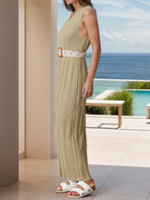 Load image into Gallery viewer, Round Neck Sleeveless Knit Dress