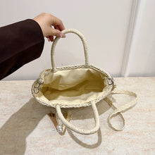 Load image into Gallery viewer, Braided Strap Paper Weave Shoulder Bag