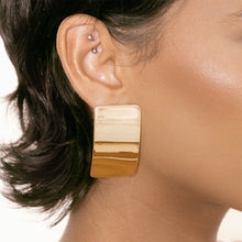 Load image into Gallery viewer, Stainless Steel Rectangle Earring