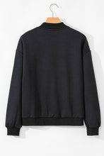 Load image into Gallery viewer, Texture Zip Up Baseball Collar Long Sleeve Jacket
