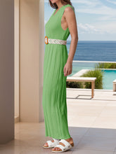 Load image into Gallery viewer, Round Neck Sleeveless Knit Dress