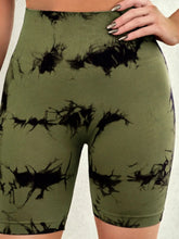 Load image into Gallery viewer, Tie-Dye High Waist Active Shorts