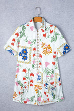 Load image into Gallery viewer, Pocketed Printed Half Sleeve Romper