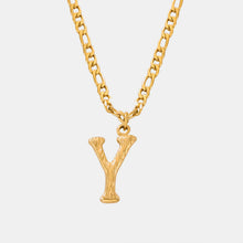 Load image into Gallery viewer, Titanium Steel Letter Pendant Necklace