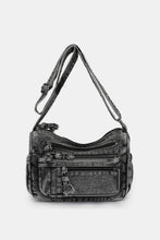 Load image into Gallery viewer, Adjustable Strap Denim Crossbody Bag