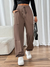 Load image into Gallery viewer, Perfee Tied Joggers with Pockets