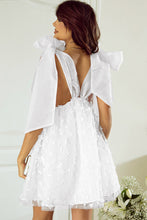 Load image into Gallery viewer, Applique Tied V-Neck Sleeveless Dress