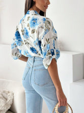 Load image into Gallery viewer, Printed Button Up Half Sleeve Shirt