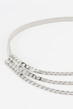Load image into Gallery viewer, Metal Triple-Layered Chain Belt