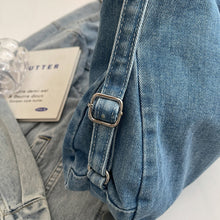 Load image into Gallery viewer, Adjustable Strap Denim Shoulder Bag