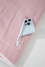 Load image into Gallery viewer, Half Snap Long Sleeve Sweatshirt with Side Slit Pockets