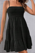 Load image into Gallery viewer, Smocked Square Neck Mini Cami Dress