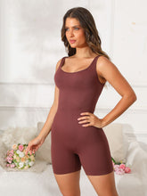 Load image into Gallery viewer, Scoop Neck Wide Strap Active Romper