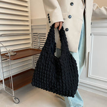 Load image into Gallery viewer, Ruched Polyester Large Handbag