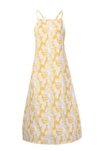 Load image into Gallery viewer, Slit Crisscross Printed Sleeveless Cami Dress