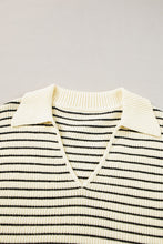 Load image into Gallery viewer, Striped Collared Neck Tank