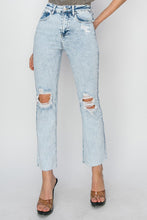 Load image into Gallery viewer, RISEN High Rise Distressed Ankle Jeans