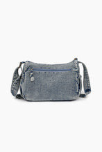 Load image into Gallery viewer, Adjustable Strap Denim Crossbody Bag