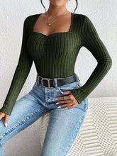 Load image into Gallery viewer, Honey Ribbed Long Sleeve T-Shirt