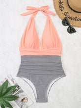 Load image into Gallery viewer, Halter Neck One-Piece Swimwear