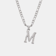 Load image into Gallery viewer, Titanium Steel Letter Pendant Necklace