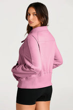 Load image into Gallery viewer, Half Zip Long Sleeve Sweatshirt