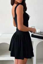 Load image into Gallery viewer, Decorative Button Square Neck Cami Dress