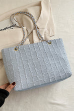 Load image into Gallery viewer, Polyester Texture Chain Tote bag