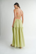 Load image into Gallery viewer, MABLE Cutout Waist Backless Maxi Dress