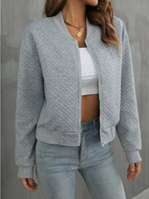 Load image into Gallery viewer, Zip Up Long Sleeve Jacket