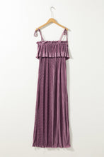 Load image into Gallery viewer, Square Neck Spaghetti Strap Jumpsuit